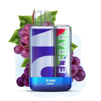 Электронная сигарета Elf Bar TE6000 Grape (Виноград) 5% 6000 затяжек