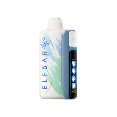 Электронная сигарета Elf Bar Ice king Strawberry Banana (Клубника с бананом) 5% 30000 затяжек