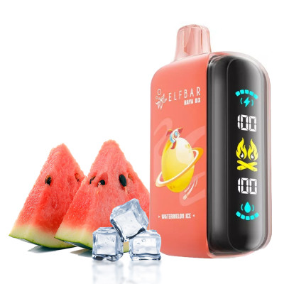 Электронная сигарета Elf Bar RAYA D3 Watermelon Ice (Арбуз Лед) 5% 25000 затяжек