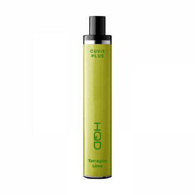 Электронная сигарета HQD Cuvie Plus Tarragon Lime (Напиток Тархун) 2% 1200 затяжек