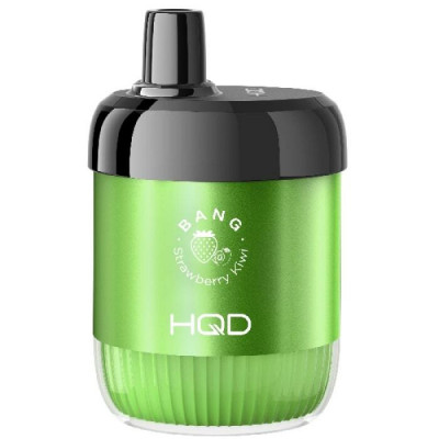 Электронная сигарета HQD Bang Strawberry Kiwi (Клубника Киви) 2% 3600 затяжек