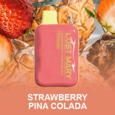 Электронная сигарета Lost Mary OS4000 Strawberry Pina Colada (Клубника Пина колада) 2% 4000 затяжек