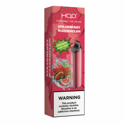 Электронная сигарета HQD Cuvie AIR Strawberry Watermelon (Клубника Арбуз) 2% 4000 затяжек