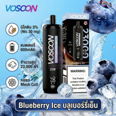 Электронная сигарета Vosoon 23k Blueberry Ice (Черника Лёд) 3% 23000 затяжек
