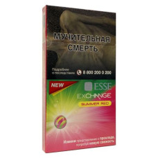 Сигареты Esse Exchange Summer Red РФ (Тонкие) Сигареты Esse Exchange Summer Red РФ (Тонкие)