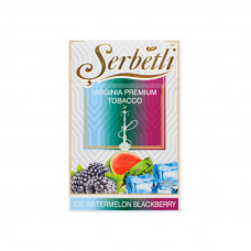 Табак для кальяна Serbetli Ice Watermelon Blackberry