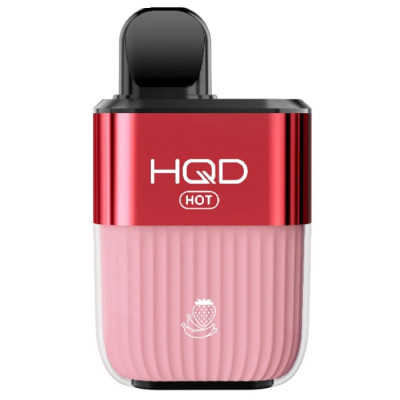 Электронная сигарета HQD HOT Strawberry Banana (Клубника Банан) 2% 5000 затяжек