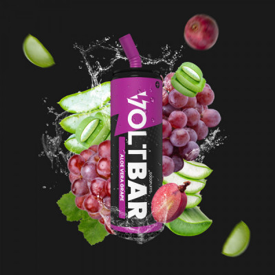 Электронная сигарета VOLTBAR Mini Aloe Vera Grape (Алоэ Вера Виноград) 5% 1500 затяжек