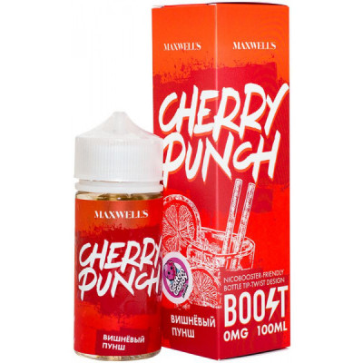 Жидкость Maxwells 100 мл CHERRY PUNCH 0 мг/мл Вишневый пунш (без никотина)