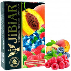 Табак для кальяна Jibiar Raspberry Peach Blueberry (Малина Персик Черника) 50 гр