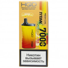 Электронная сигарета HQD Titan Pineapple Mango Peach (Ананас Манго Персик) 2% 7000 затяжек