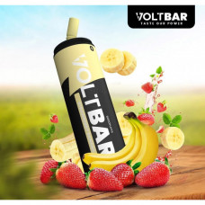 Электронная сигарета Volt Bar Strawberry Banana (Клубника Банан) 5% 6000 затяжек