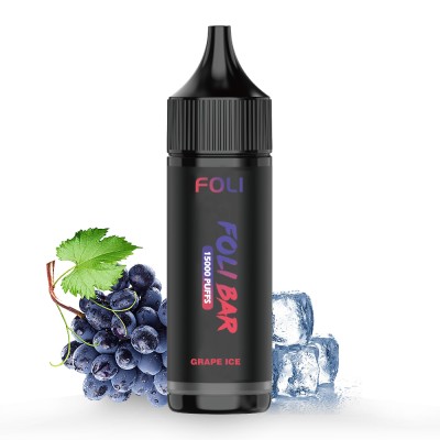 Электронная сигарета FOLI BAR Grape Ice (Виноград Лед) 3% 15000 затяжек