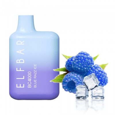 Электронная сигарета Elf Bar BC3000 Blue Razz Ice (Голубика Малина Лед) 2% 3000 затяжек